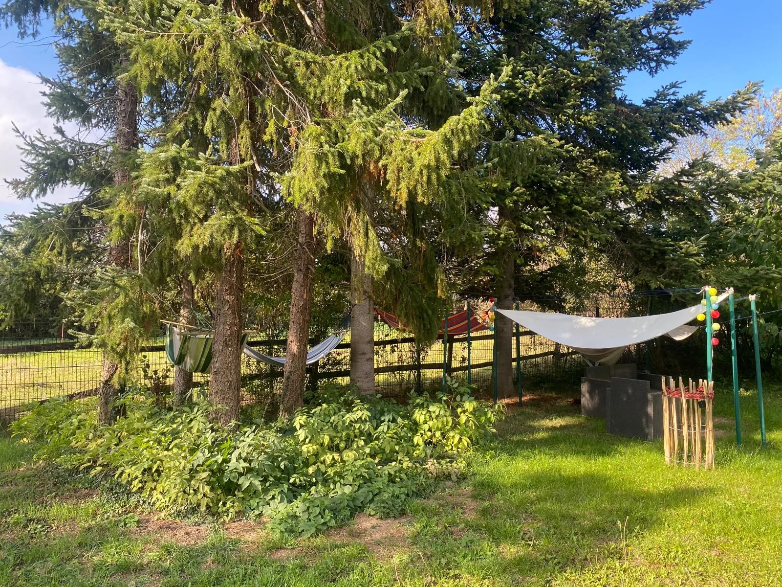 Hängematten im Garten